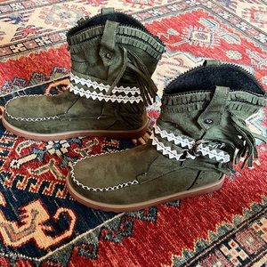 Josef Seibel Spirit of Nature Faux Suede Boots sz 8